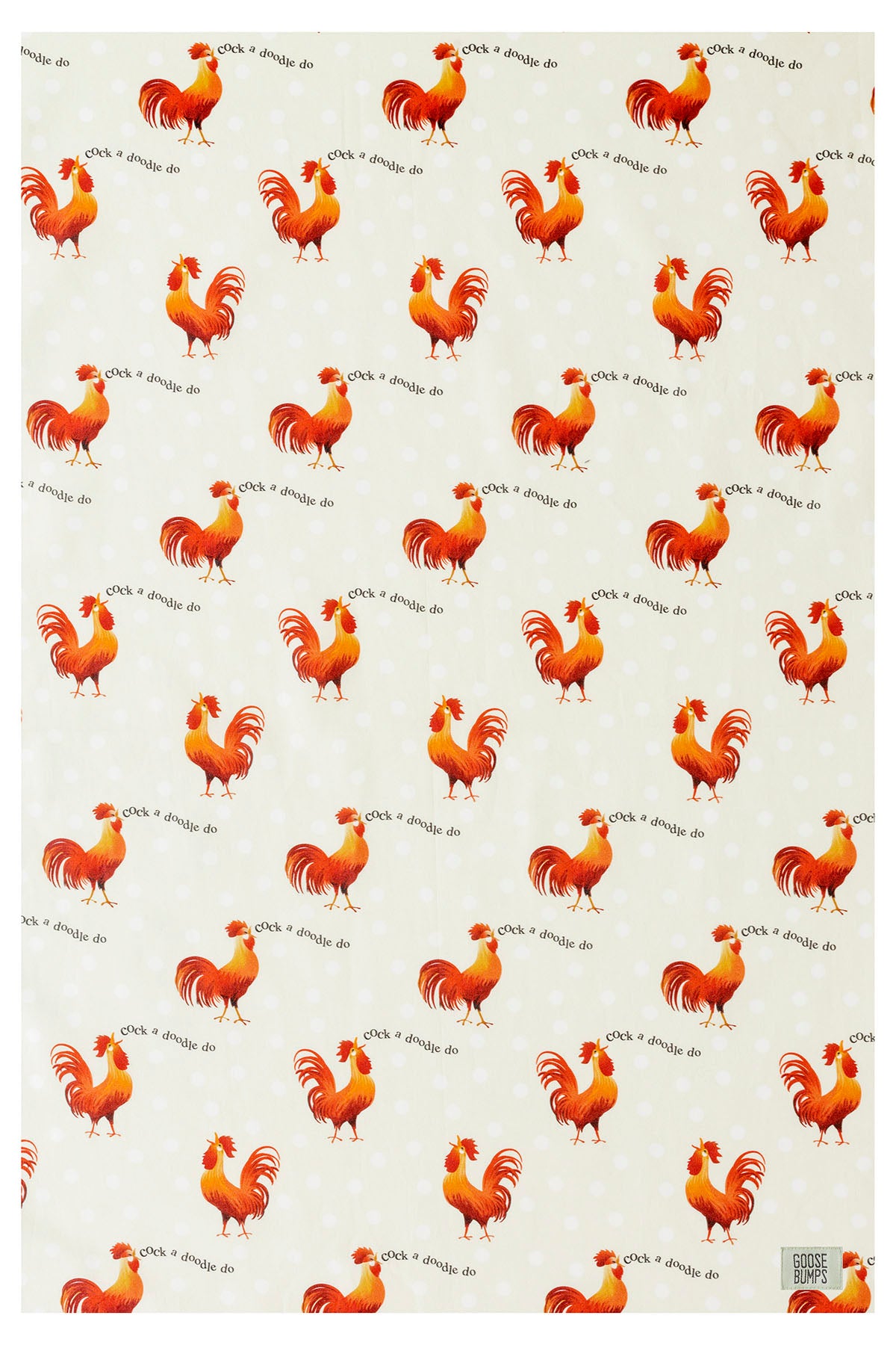 Cock A Doodle Doo Bassinet Fitted Sheet